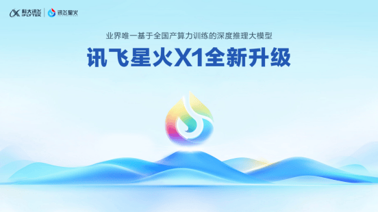 讯飞星火X1全新升级精准赋能行业场景，教育、医疗、司法等行业领先优势再扩大
