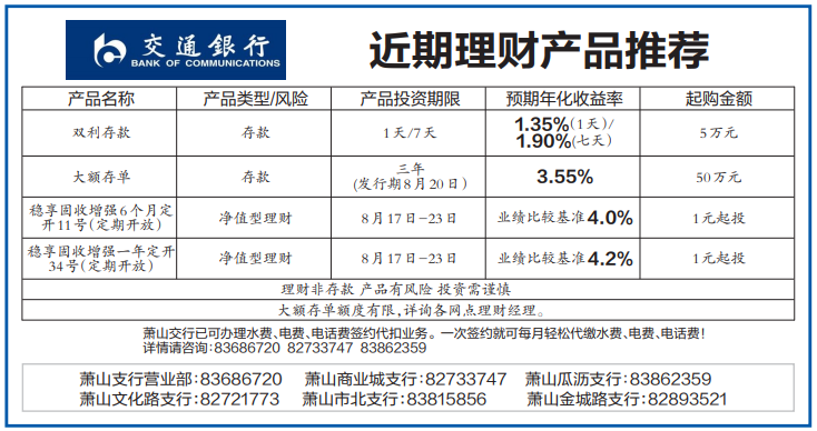 近期理财产品(近期理财产品还能买吗)